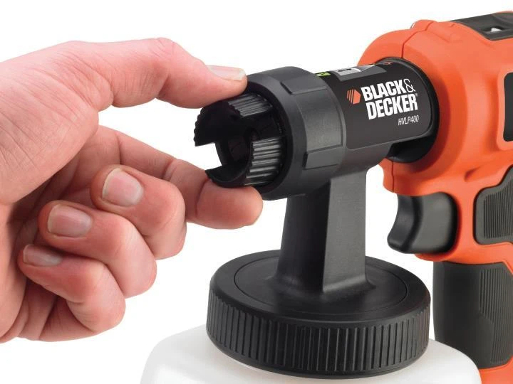Black & Decker Juodas & Decker Dažų purkštuvas Juodas & Decker HVLP400-QS