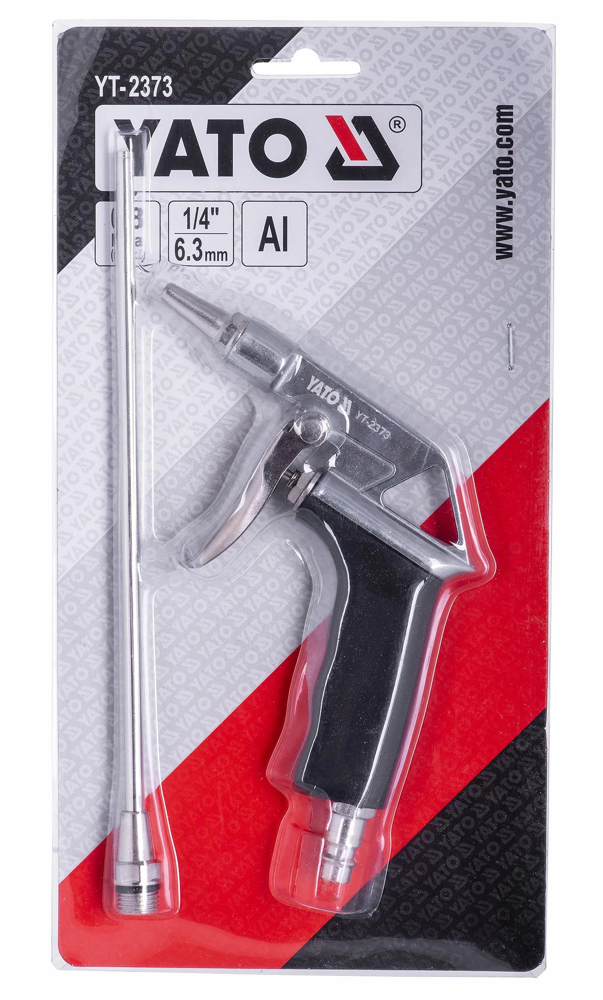Toya Sa Poland YATO PISTOLET DO PRZEDMUCHIWANIA +2 KOŃCÓWKI 2373