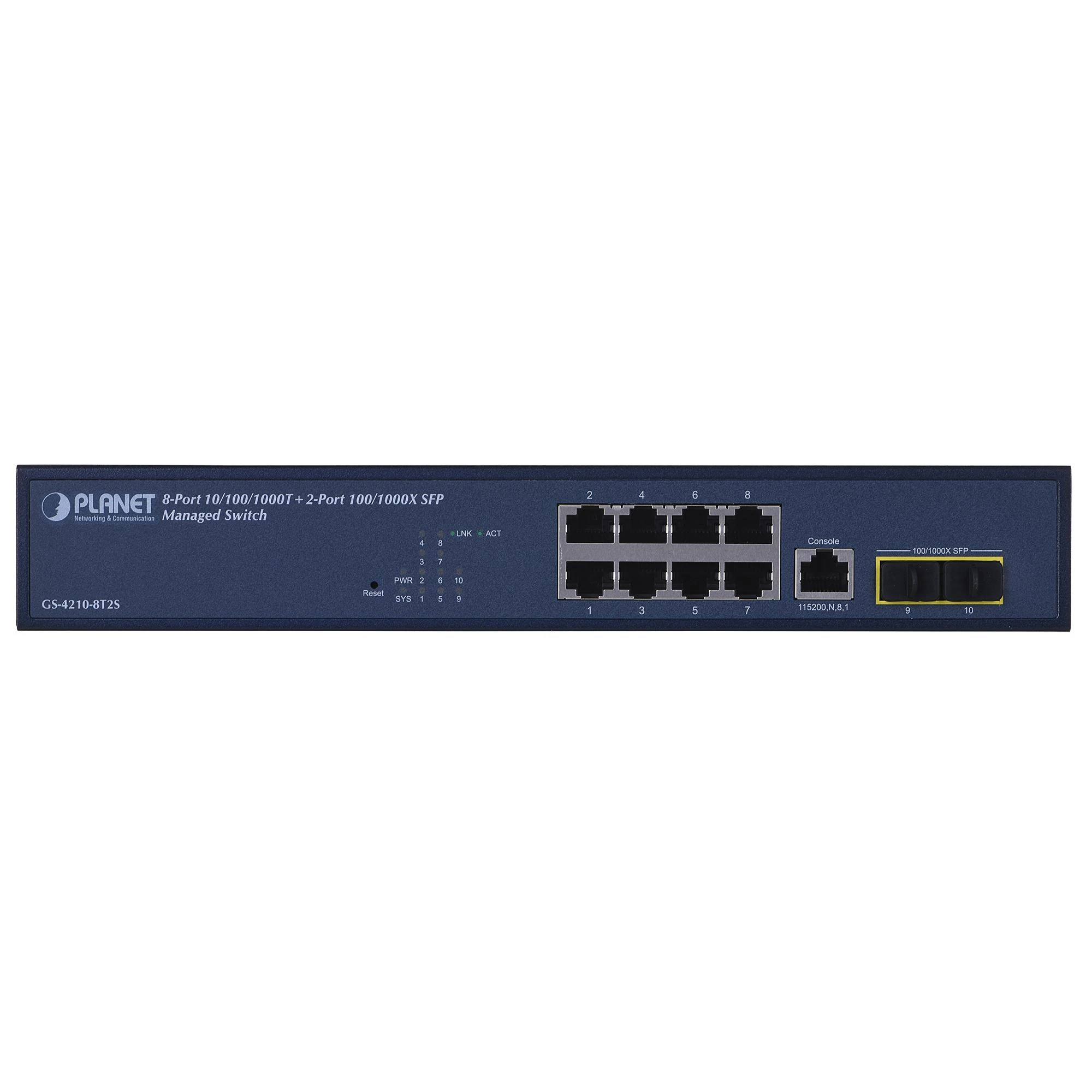 Šakotuvas Switch Planet GS-4210-8T2S