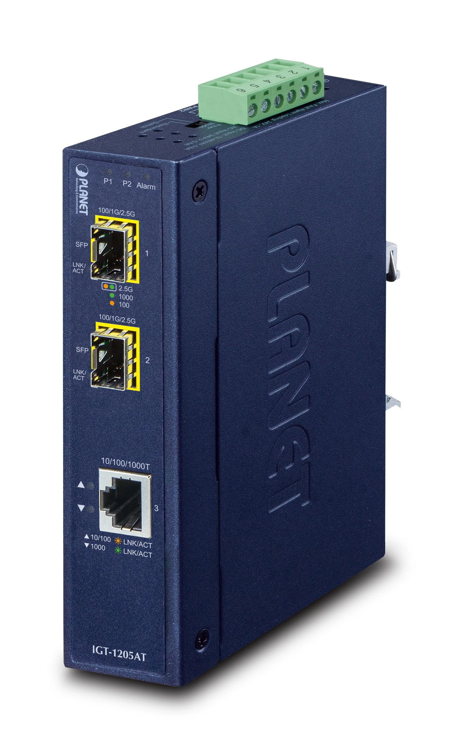 PLANET IGT-1205AT keitiklis su SFP ir RJ45 jungtimis
