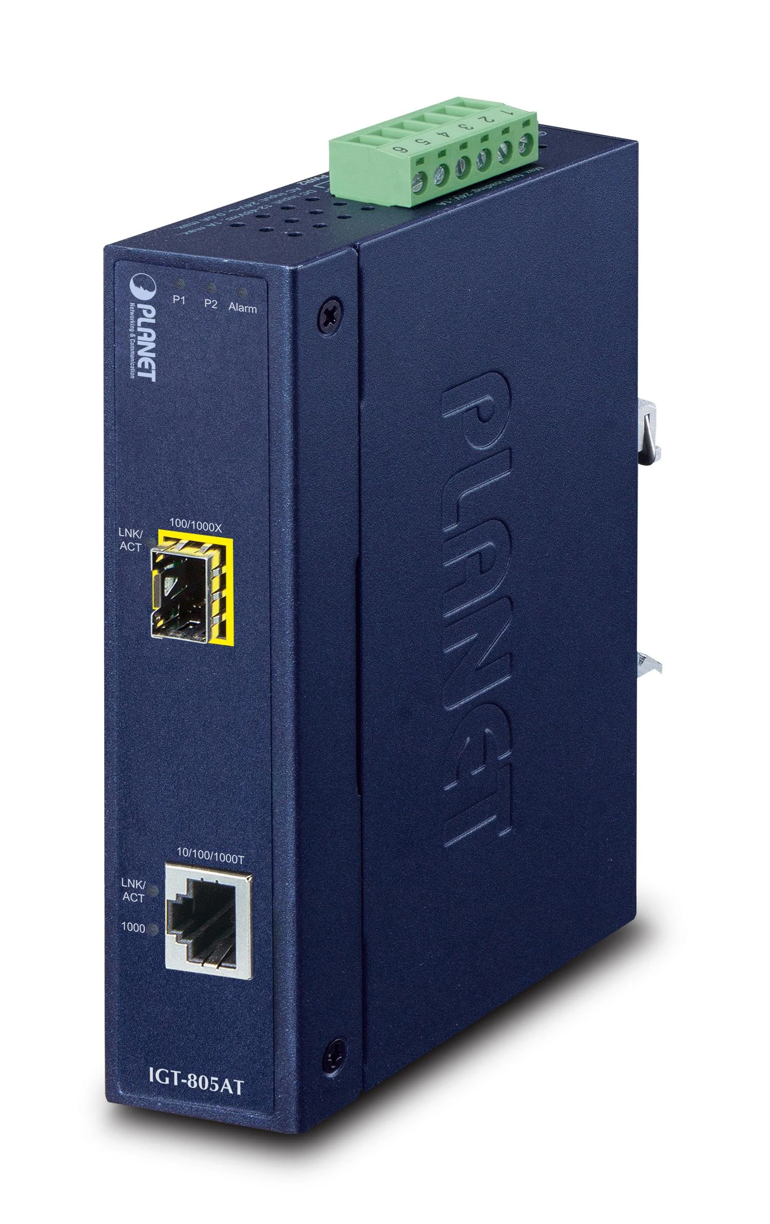 PLANET IGT-805AT pramoninis keitiklis su SFP lizdu