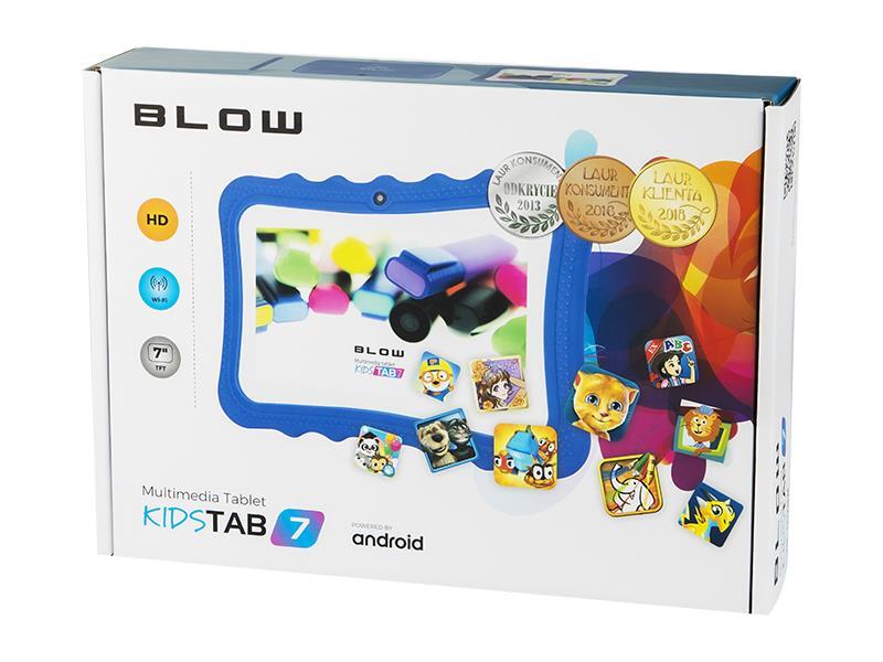 Planšetė KidsTAB7 BLOW mėlynas dėklas 2/32GB 2MP