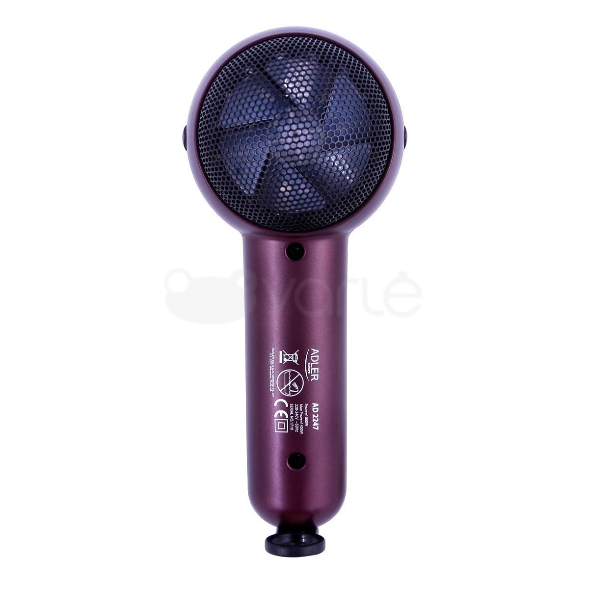 Plaukų džiovintuvas Adler AD 2247 (1400W, violetinės spalvos)