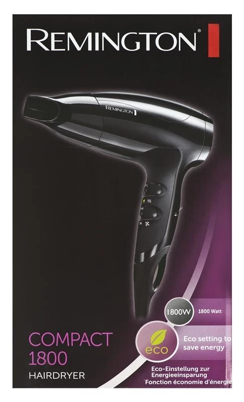 Remington D5000 plaukų džiovintuvas Juoda 1800 W
