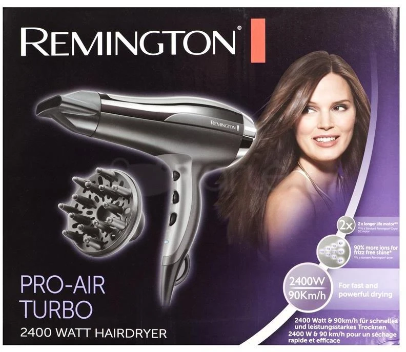 Plaukų džiovintuvas REMINGTON ( 2400 W , Juodas )