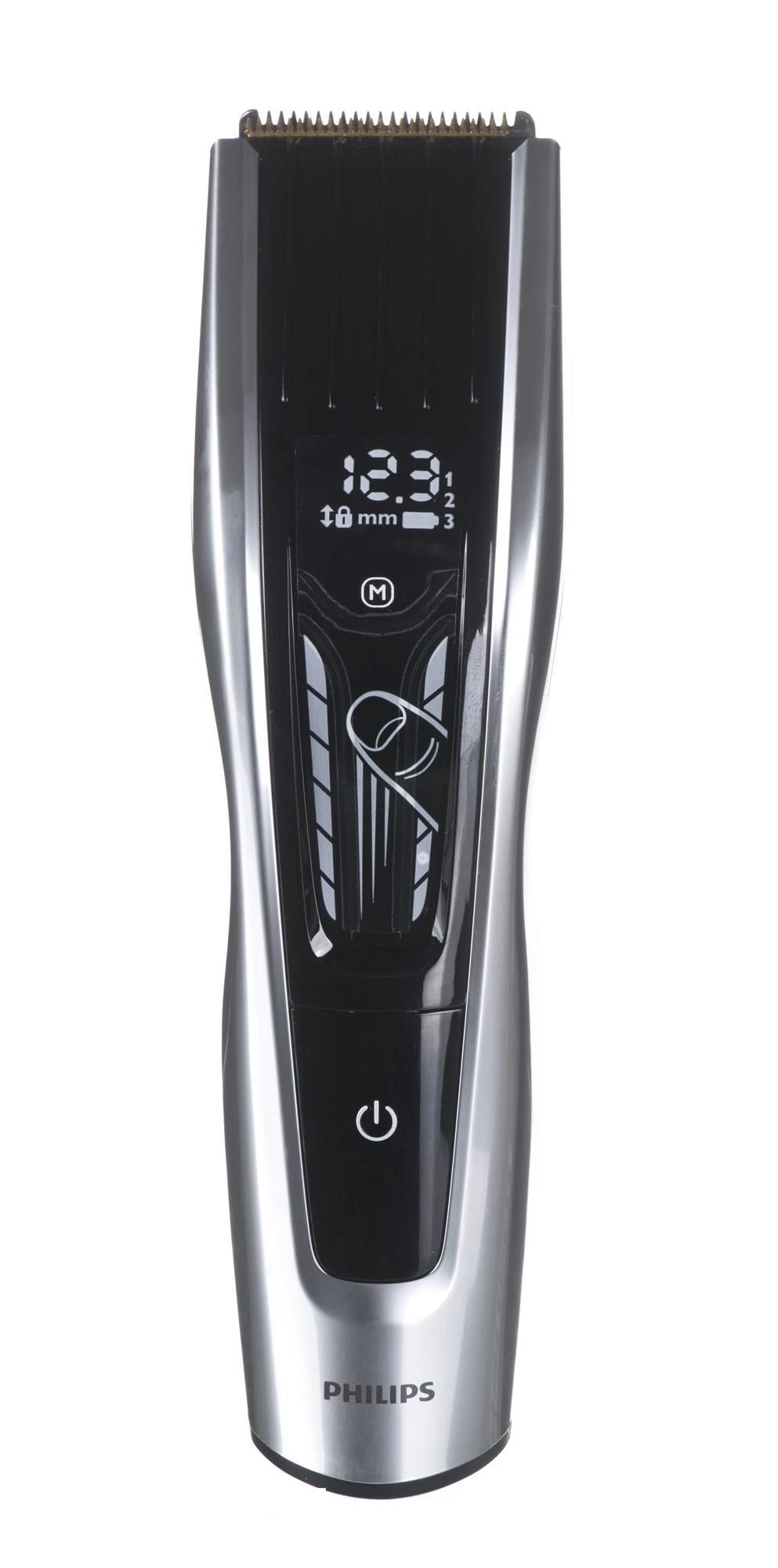 „Philips“ serijos 9000 plaukų kirpimo mašinėlė HC9450/15, titano peiliukai, 400 ilgio nustatymų, 120 min. veikia be laido / 1 val. įkrovimas
