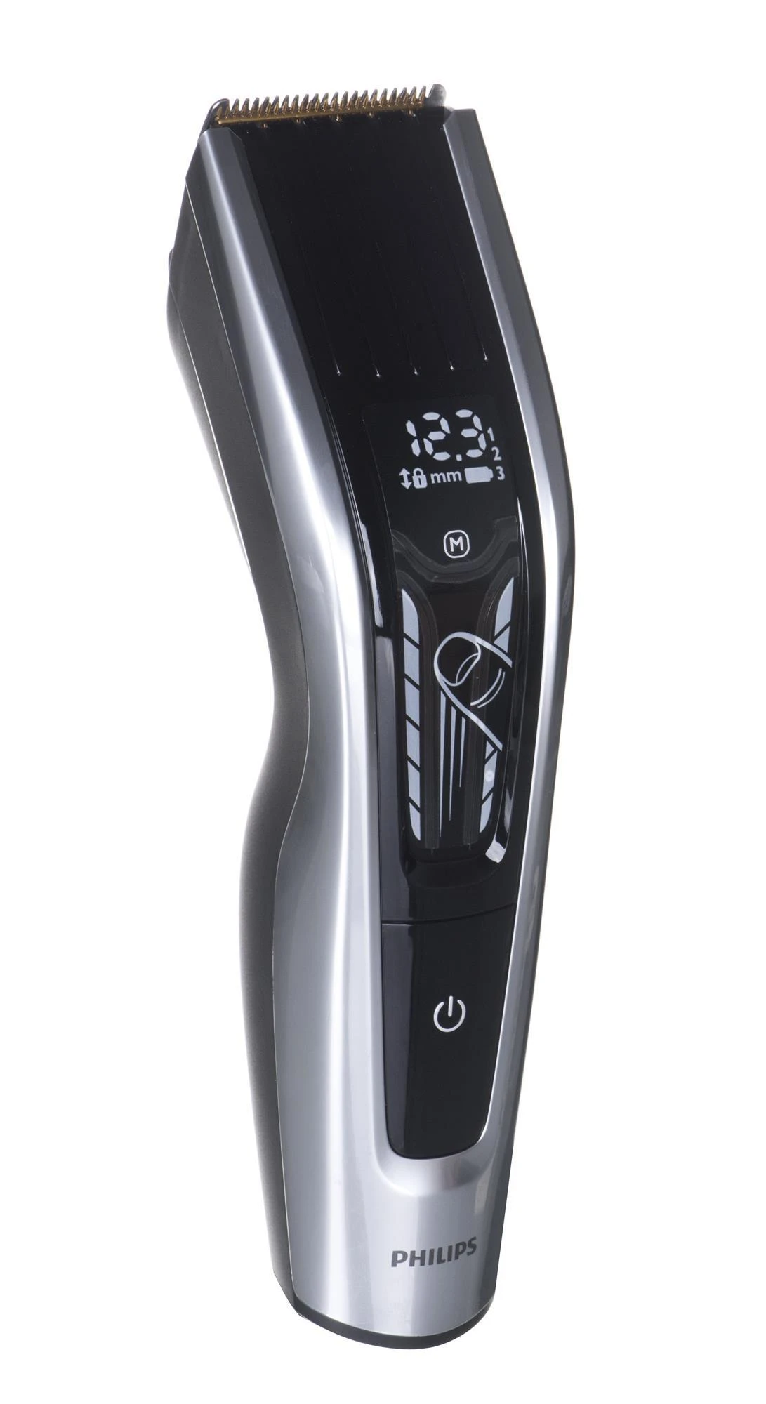„Philips“ serijos 9000 plaukų kirpimo mašinėlė HC9450/15, titano peiliukai, 400 ilgio nustatymų, 120 min. veikia be laido / 1 val. įkrovimas