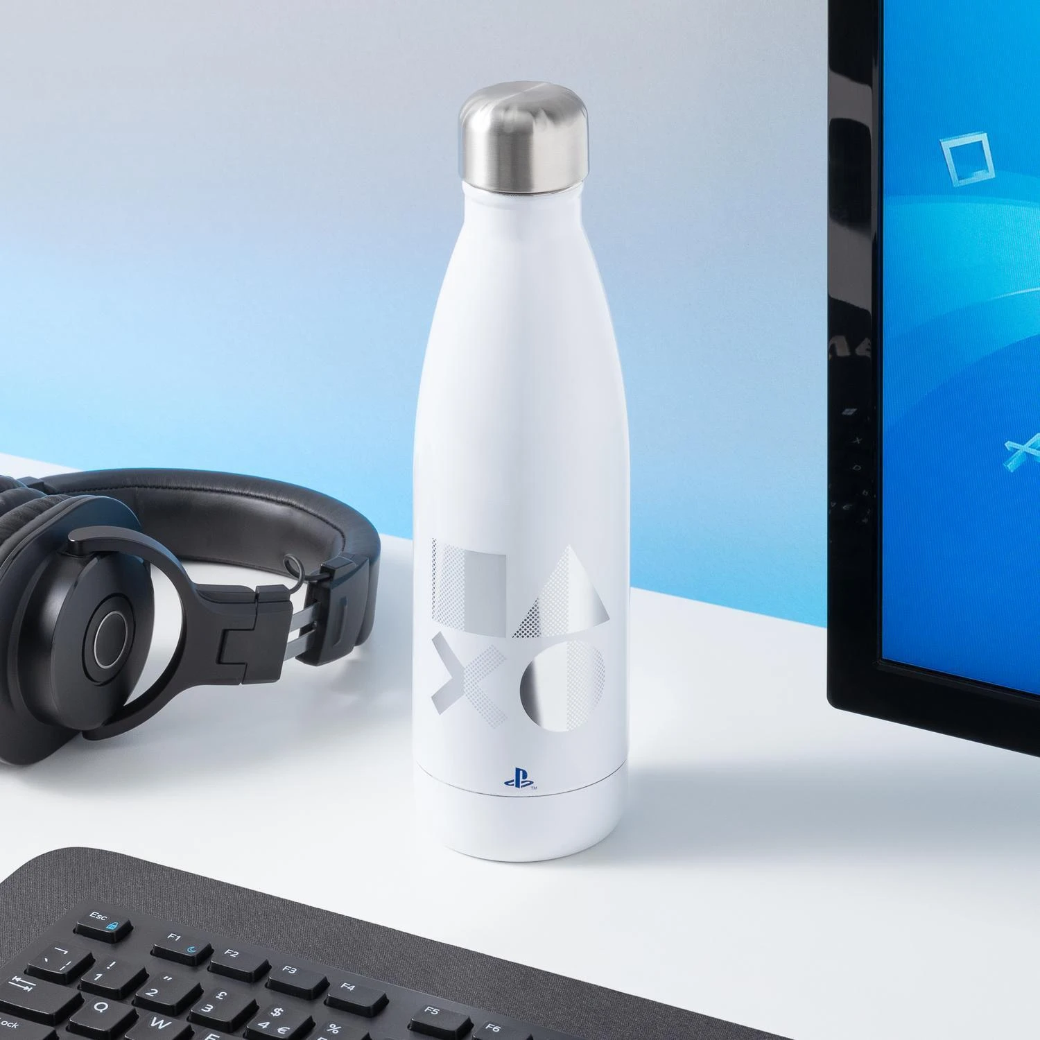 Gertuvė Paladone Playstation 5 Metal Vandens Buteliukas (500ml)