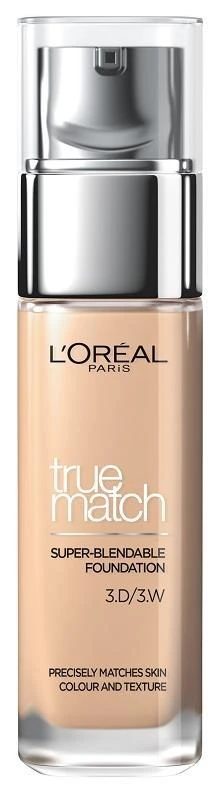 L’Oréal Paris makiažo pagrindas True Match (3D3W Beige Dore) 30 ml