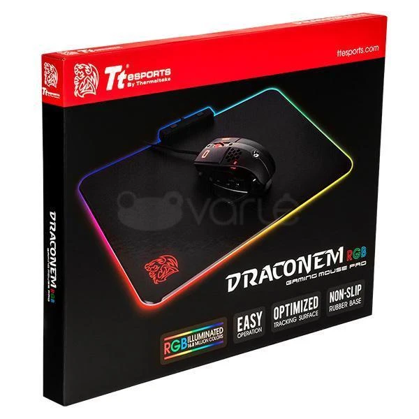 Kilimėlis „Tt eSPORTS Dragon RGB Hard Edition“ (MP-DCM-RGBHMS-01)