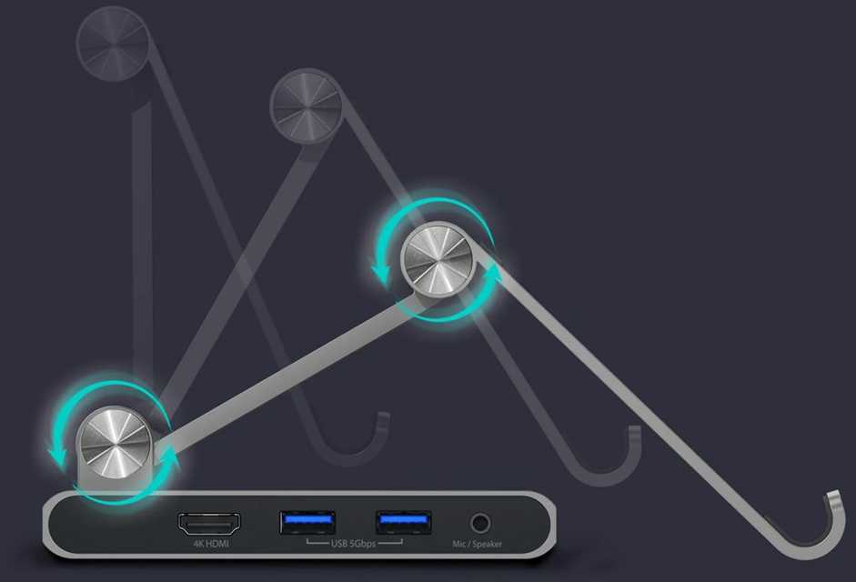 „J5create“ – daugiakampis stovas su prijungimo stotele, skirtas „iPad Pro“
