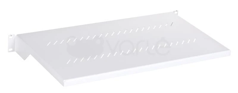 Triton 19" 1U perforuota lentyna, D250mm, maks. 20kg, šviesiai pilka