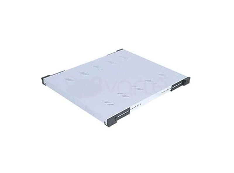 Triton 19" 1U perforuota lentyna, D750mm, maks. 80kg, šviesiai pilka