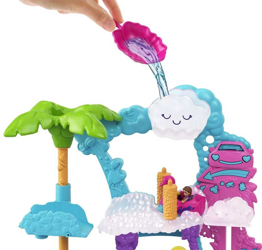 Polly Pocket Mattel Flamingo plovyklos figūrėlių rinkinys HHJ05