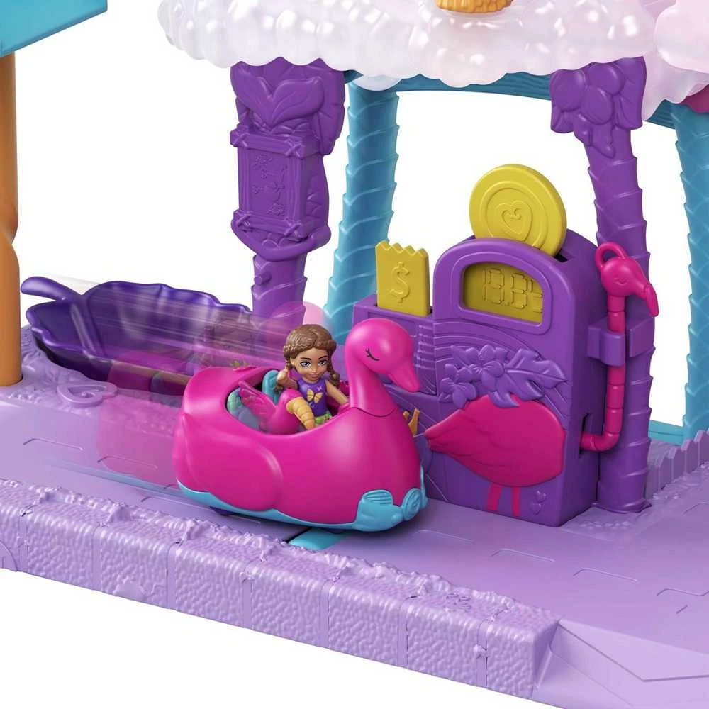 Polly Pocket Mattel Flamingo plovyklos figūrėlių rinkinys HHJ05