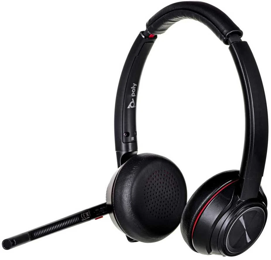 Ausinės Poly Savi 8220 UC USB-A Stereo, DECT, įskaitant USB Dongle su ANS PC