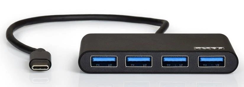 Port Designs USB šakotuvas PORT, 4 jungtys, TYPE C