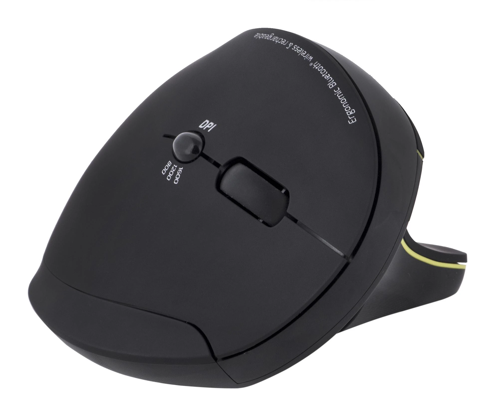 PORT DESIGNS | Rechargeable Ergonomic Pelė | 900706-BT | Optinė | Wireless | 2.4 GHz Wireless via USB Dongle | Juodas | 3 year(s)