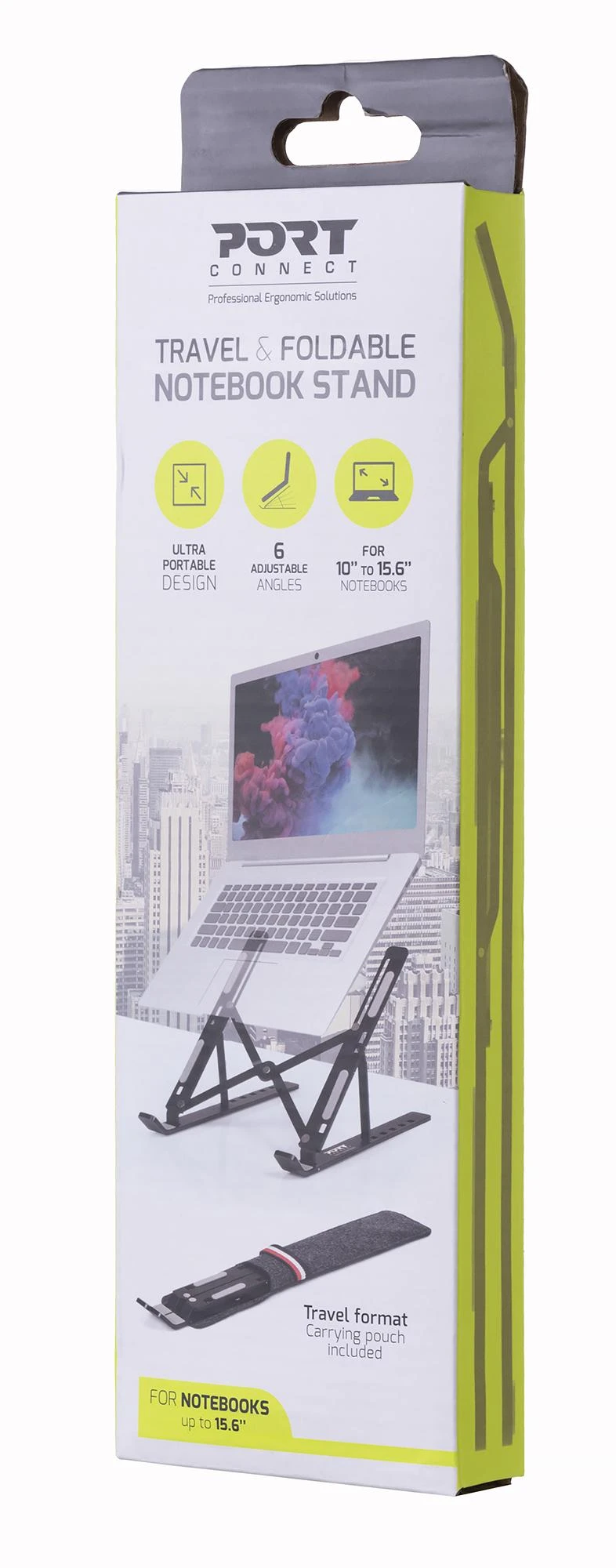 Nešiojamo Kompiuterio Stovas - Port Designs 901107 39,6 Cm Juodas