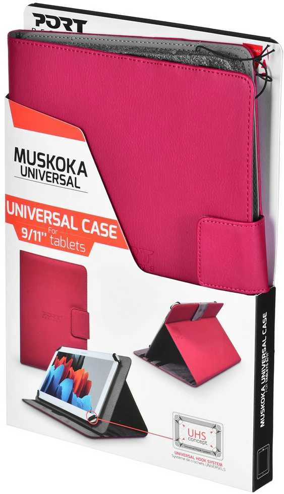 PORT DESIGNS MUSKOKA Universal 10 ", Raudona, Folio