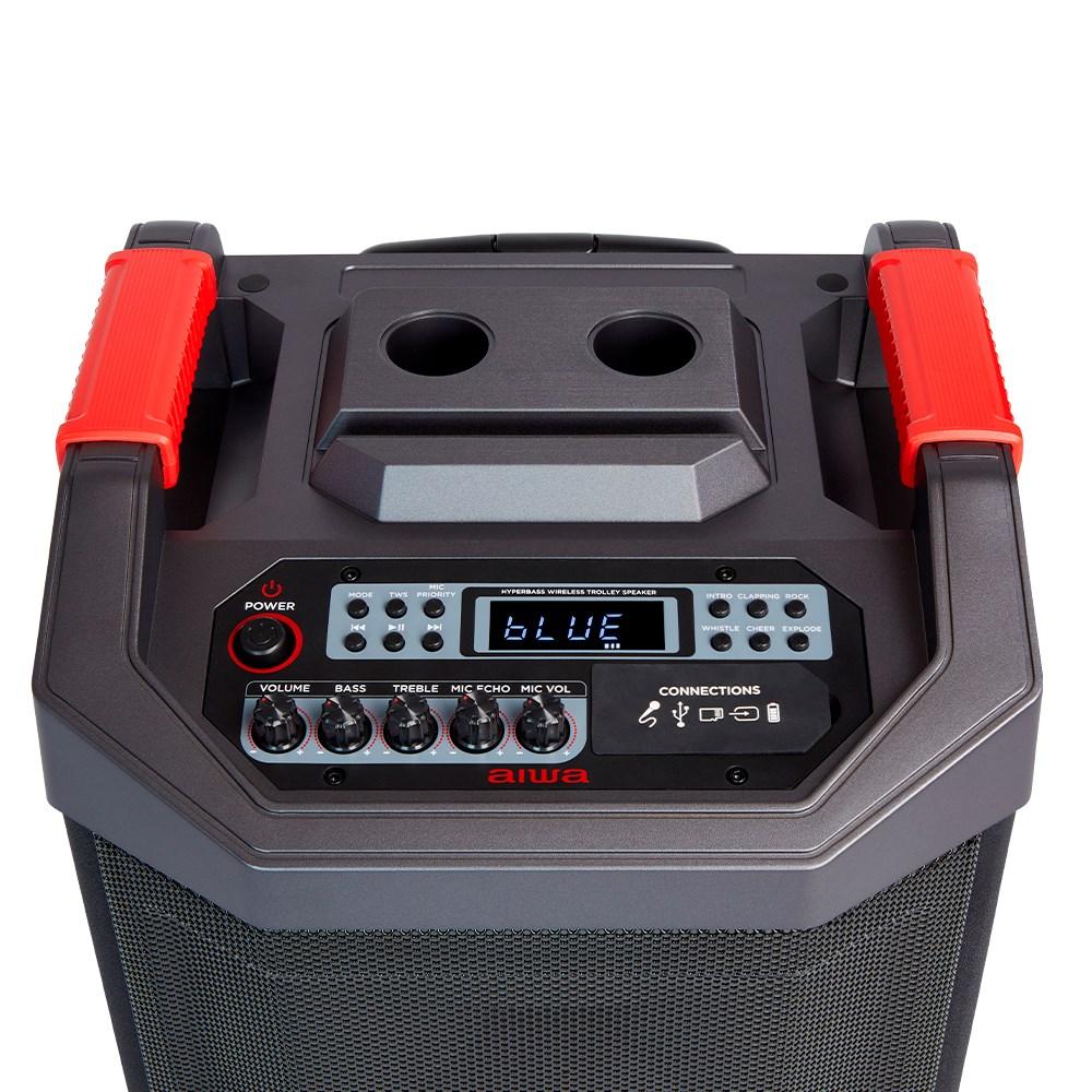 Aiwa Nešiojama garso sistema 700W (90W RMS) su karaoke, šviesos efektais
