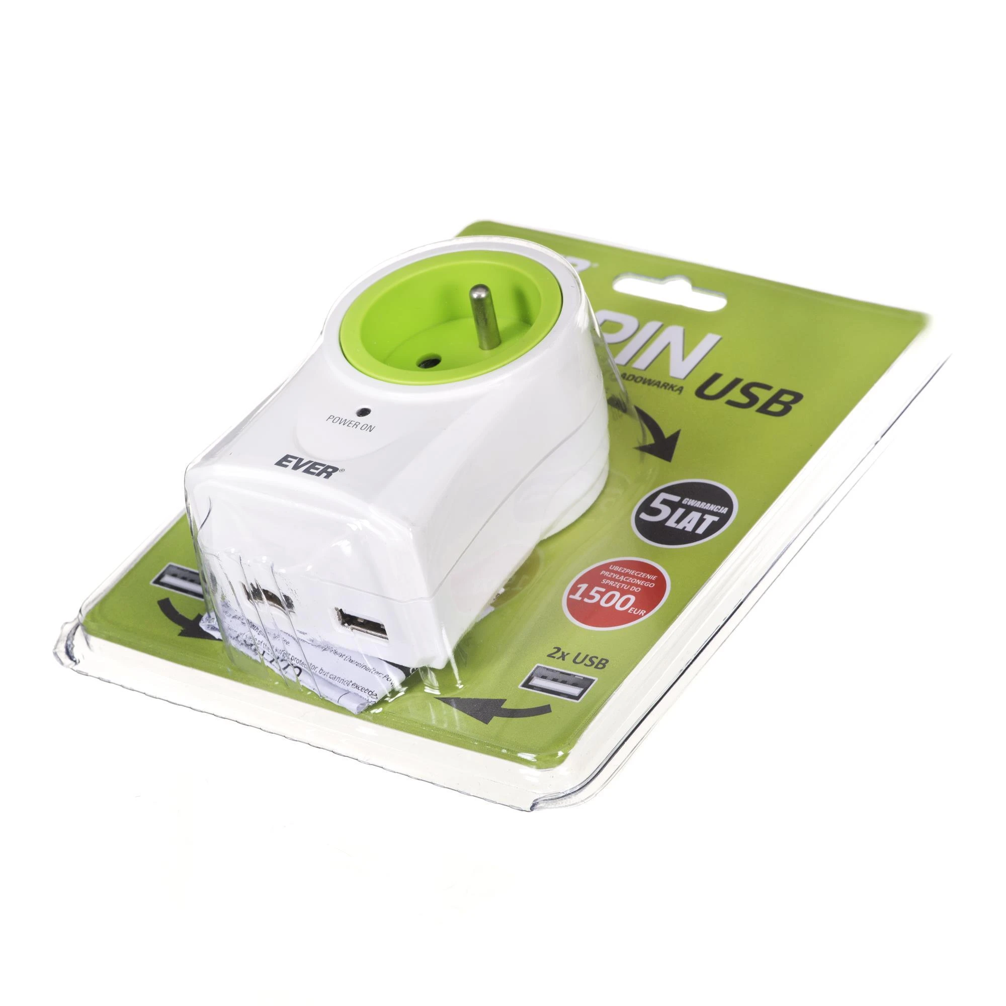 Maitinimo juostelė Ever T/LZ10-SPI000/0000 2xUSB