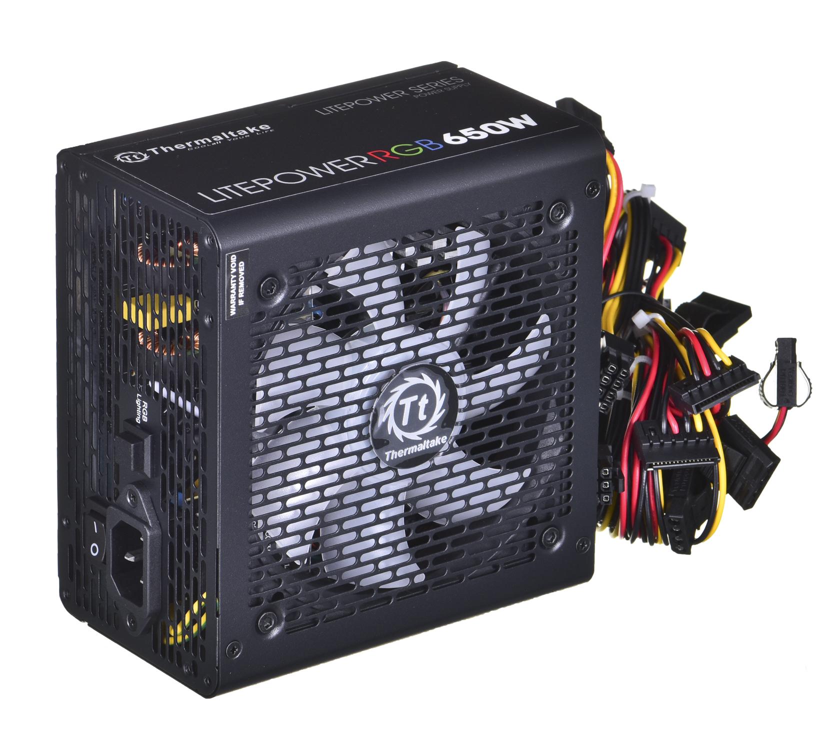 Maitinimo šaltinis Thermaltake Litepower RGB PS-LTP-0650NHSANE-1 (650 W, aktyvus, 120 mm)