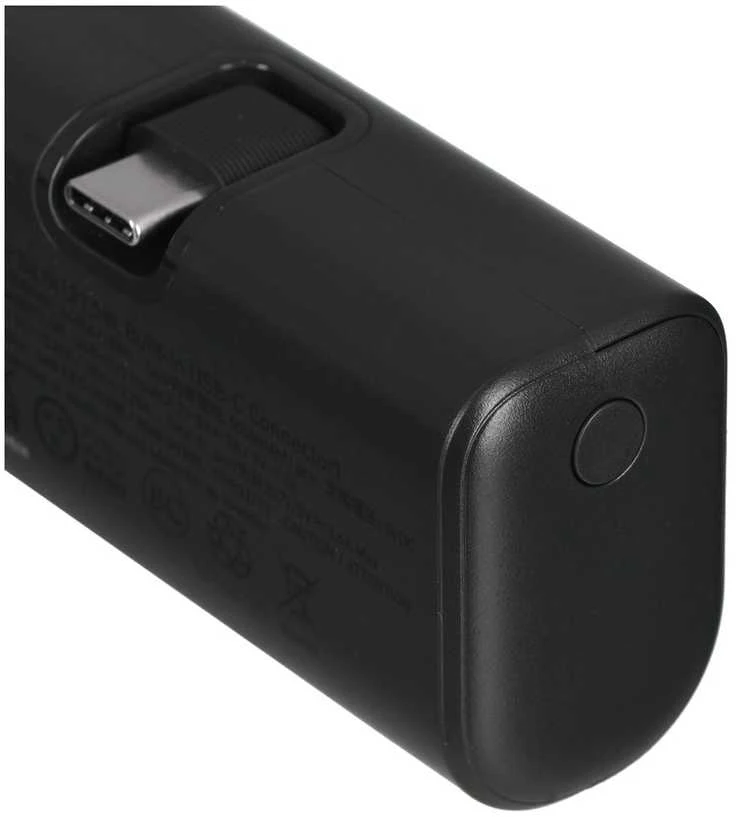 Anker Nano Power Bank Integruotas su USB-C jungtimi | A1653H11 | 5000 mAh | Juodas