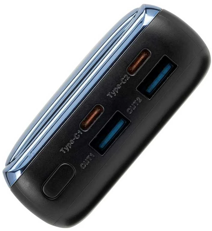 RIVACASE Power Bank 20000 mAh QC/PD 45W LCD for Nešiojamas kompiuteris Juodas