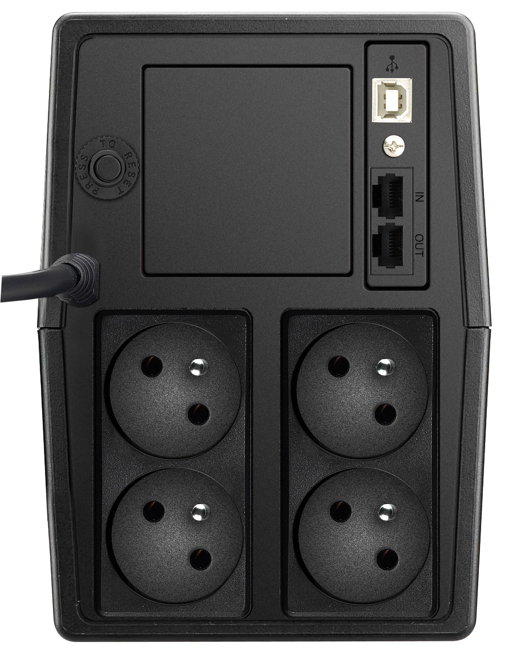 Power Walker POWERWALKER UPS Line-Interactive 1000VA SCL 4x PL 230V RJ11/45 USB įvestis/išvestis