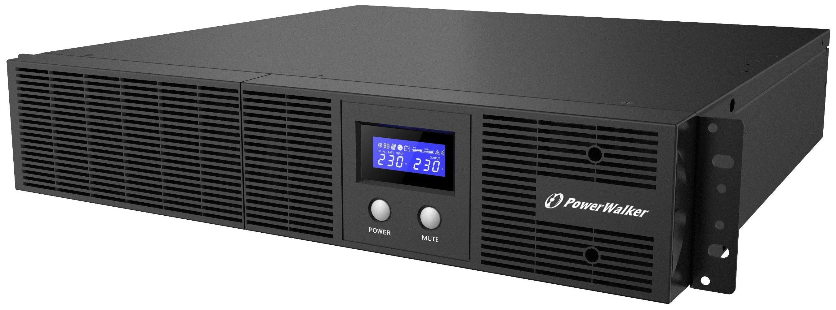 POWERWALK VI 2200 RLE Power Walker UPS LINE-INTERACTIVE 2200VA RACK19, 4X IEC OUT, RJ11/RJ45 IN/OUT