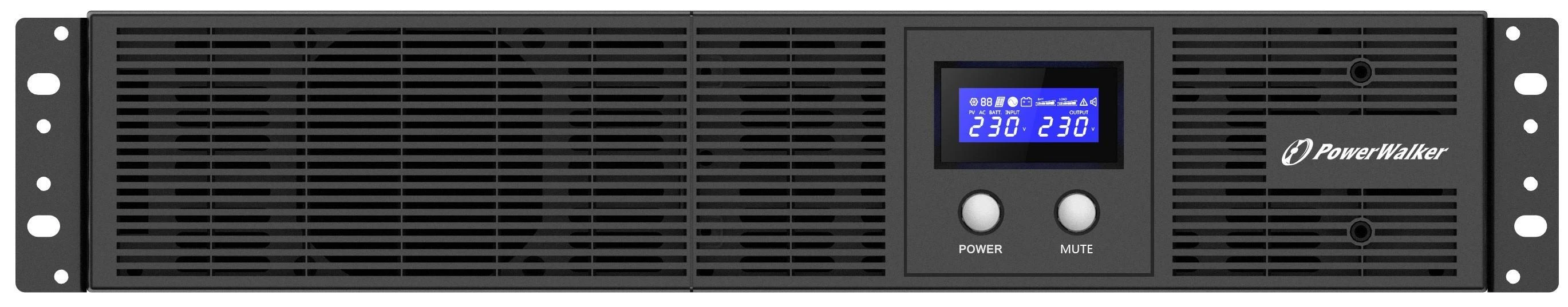 POWERWALK VI 3000 RLE Power Walker UPS LINE-INTERACTIVE 3000VA RACK19, 8X IEC OUT, RJ11/RJ45 IN/OUT