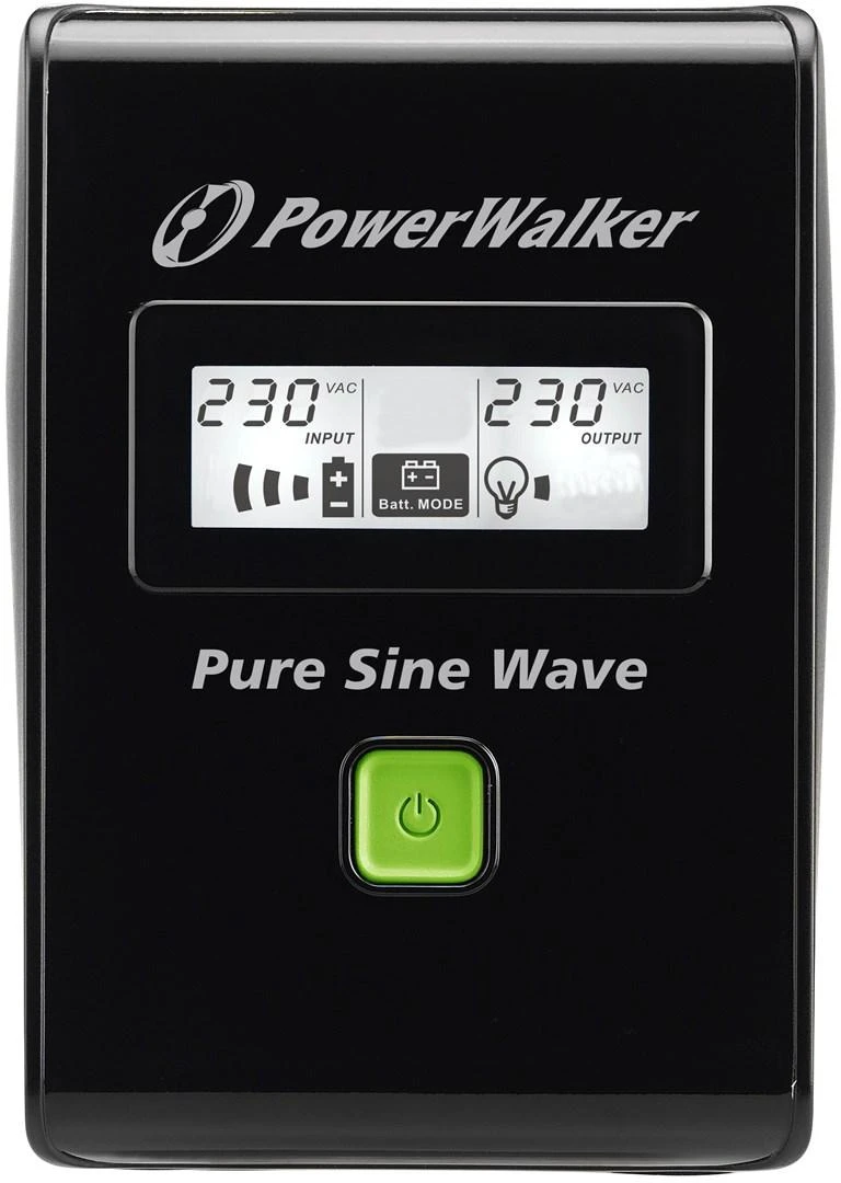 POWERWALK VI 600 SW FR Power Walker UPS Line-Interactive 600VA 2x PL 230V, PURE SINE, RJ11/RJ45,USB,LCD