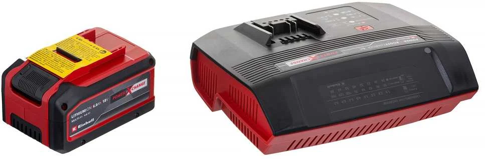 Einhell 18V 4-6Ah akumuliatorius ir įkroviklis