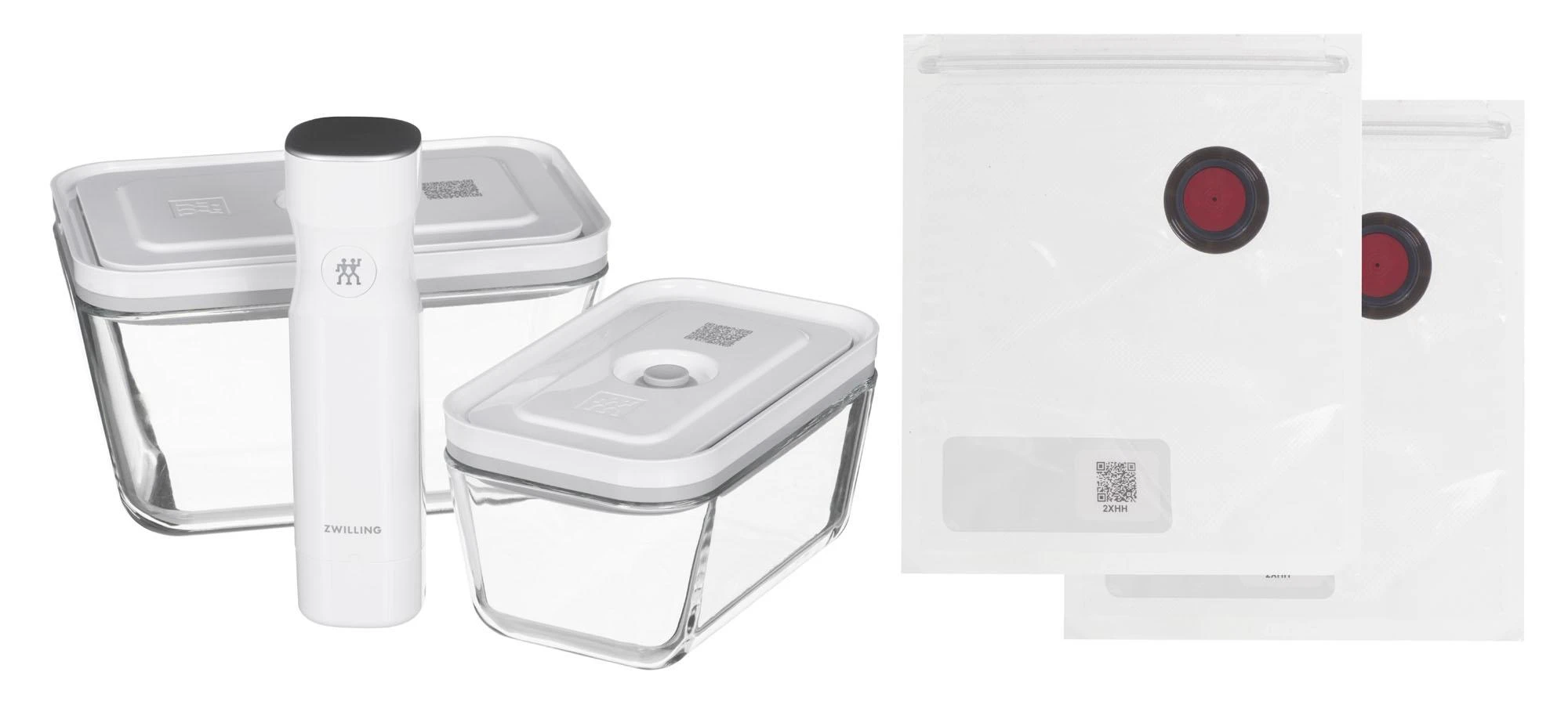 Vakuumavimo rinkinys ZWILLING Fresh & Save 7 dalių, Stiklas, M/L