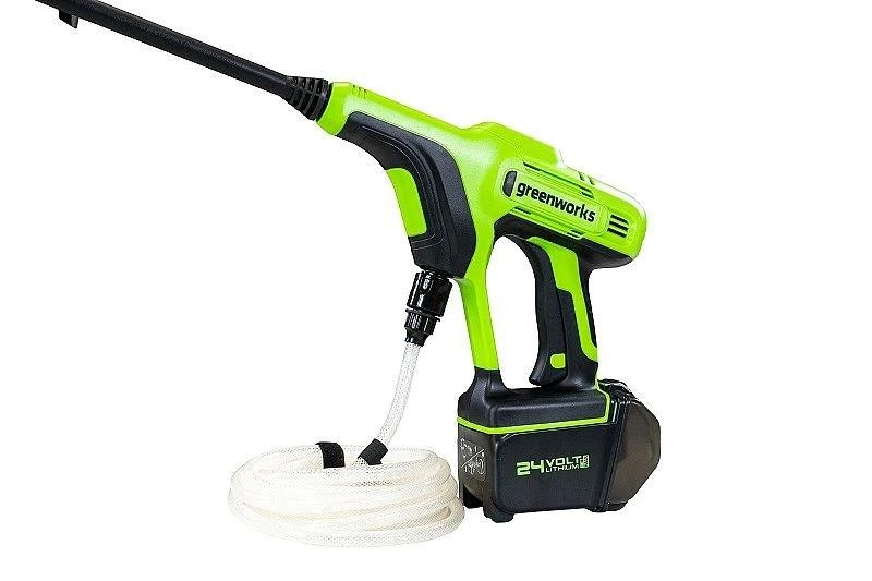 Akumuliatorinė slėginė plovimo mašina GREENWORKS G24PW