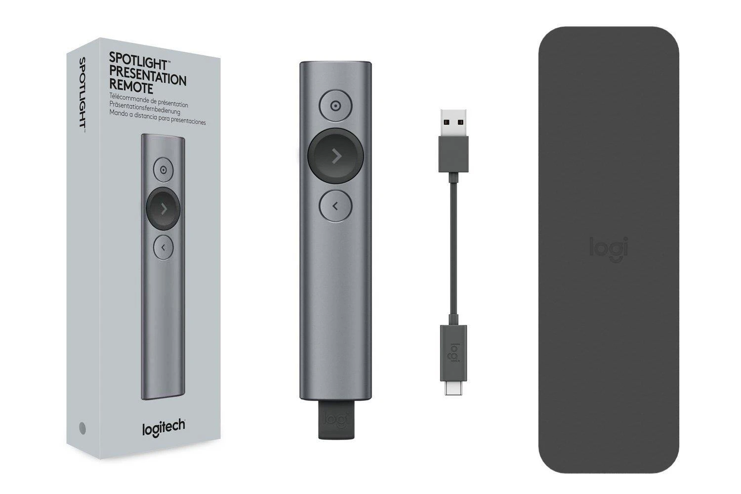 LOGITECH Spotlight Presentation nuotolinio valdymo pultas – SLATE