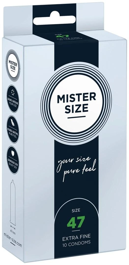 Mister Size 47mm pakuotė po 10 vnt