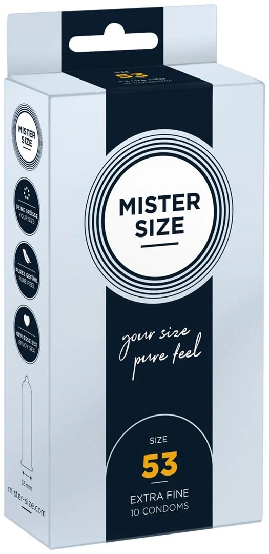 Mister Size 53mm pakuotė po 10 vnt