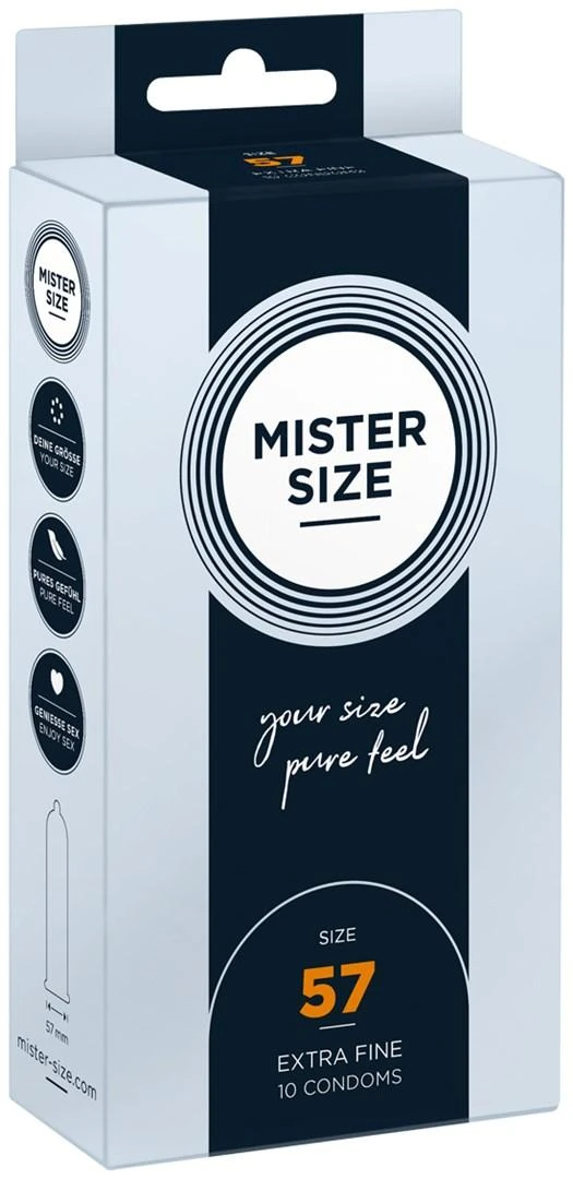 Mister Size 57mm pakuotė po 10 vnt