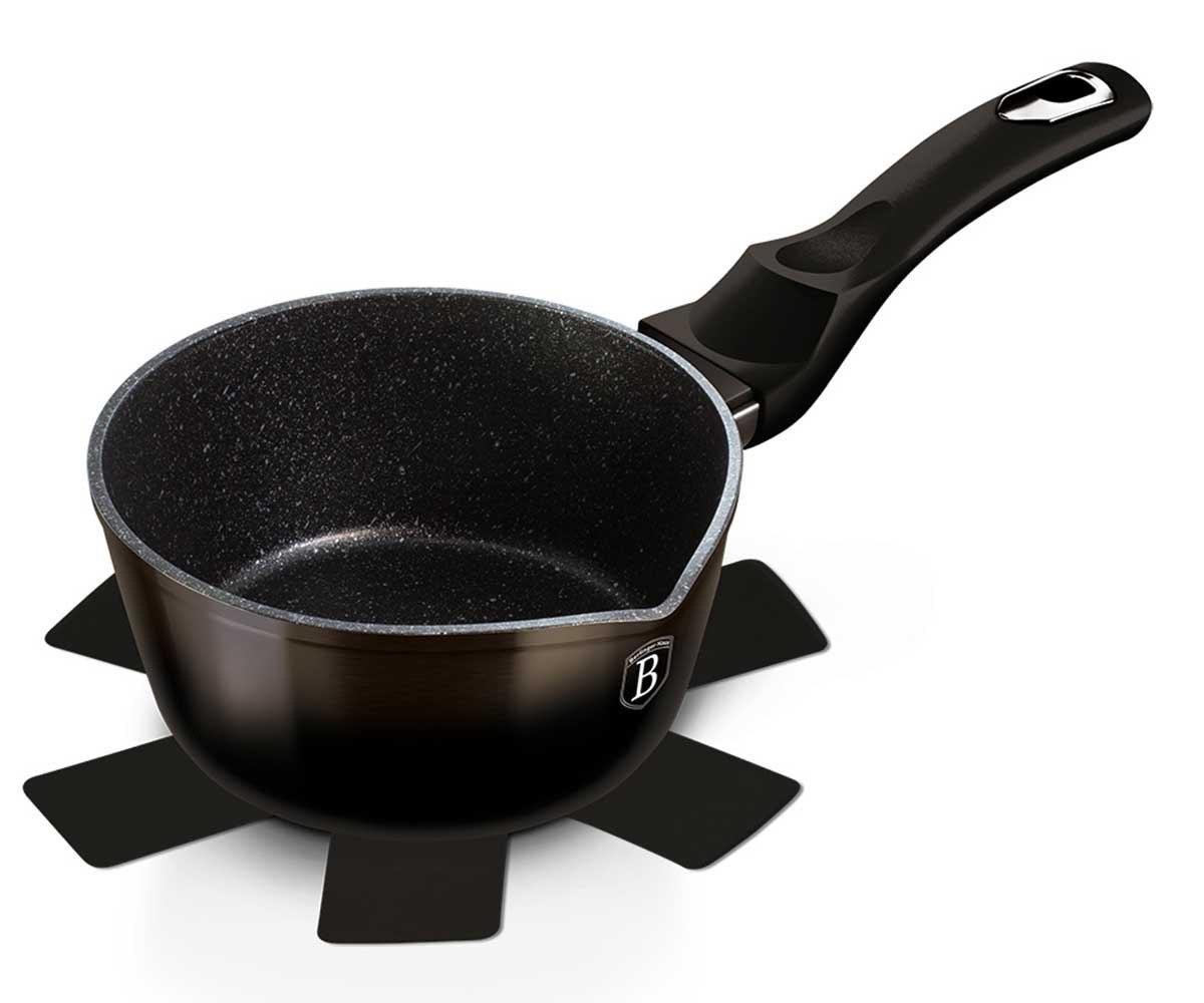 Berlinger Haus GRANITINIS PUODAS 16 cm BERLINGERHAUS BH-6602 Blizganti juoda