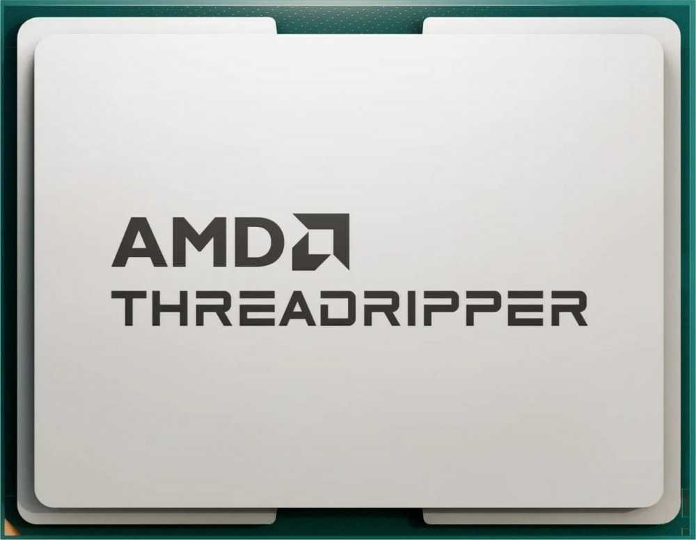AMD procesoriaus darbalaukio „Ryzen Threadripper PRO 7975WX“ (32C/64T, 5,3 GHz maks., 160 MB, 350 W, SP6) dėklas