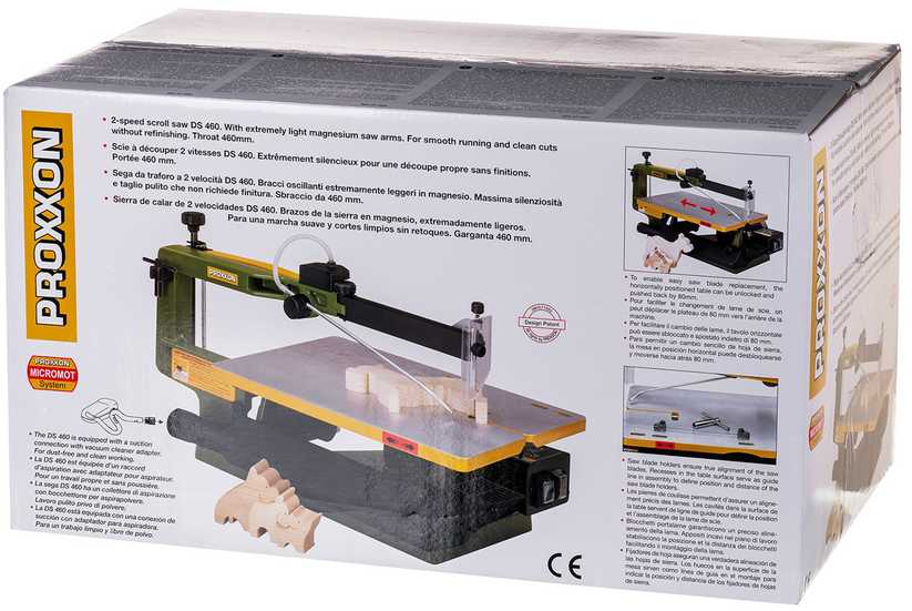 Elektrinis siaurapjūklis PROXXON DS 460