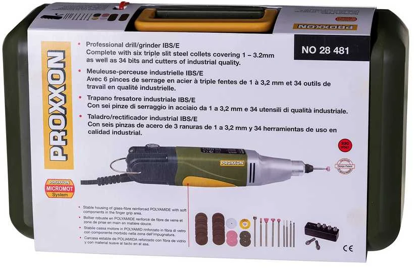 Elektrinis daugiafunkcis Gręžtuvas PROXXON IBS/E 220V