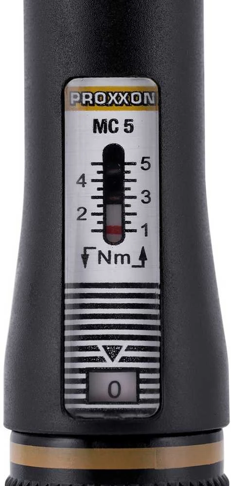 Dinamometrinis raktas PROXXON MICRO-Click MC5 1-5Nm 1/4"