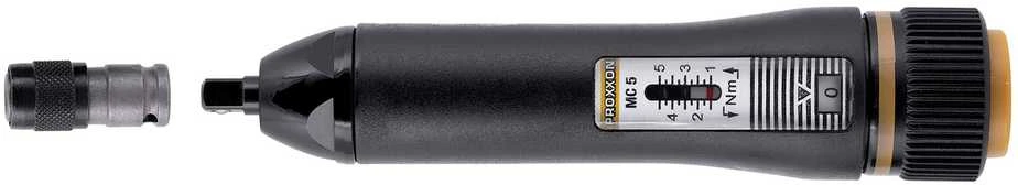 Dinamometrinis raktas PROXXON MICRO-Click MC5 1-5Nm 1/4"