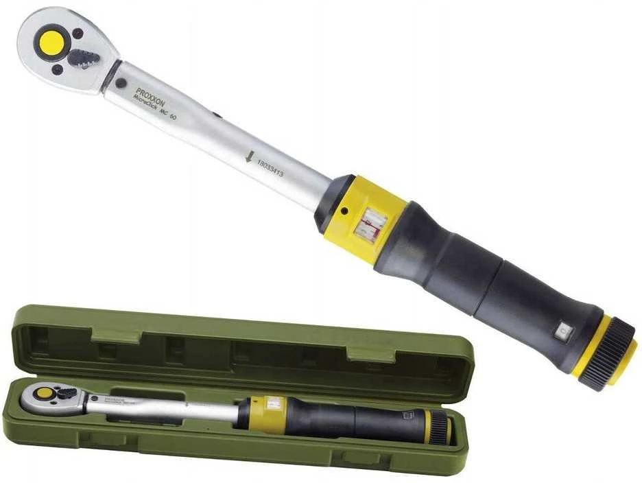 Proxxon MicroClick MC 60 – sukimo momento veržliaraktis 3/8" 12-60 Nm