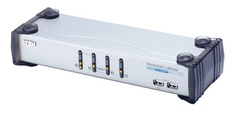 Aten 4 prievadų USB DVI/garso KVMP jungiklis | Aten | 4 prievadų USB DVI/garso KVMP™ jungiklis