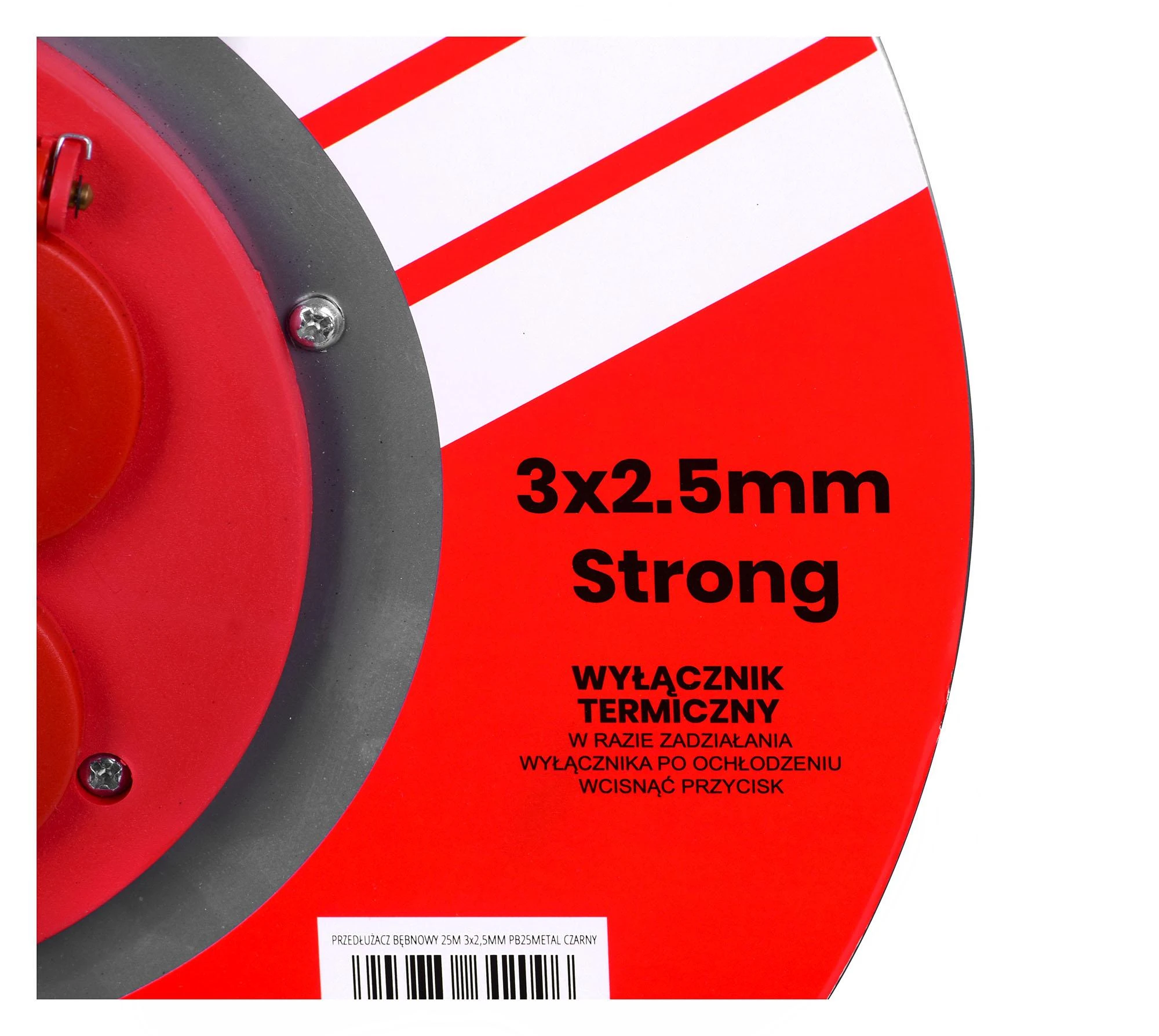 VERTEX pratęsimo būgnas 25m 3x2,5mm