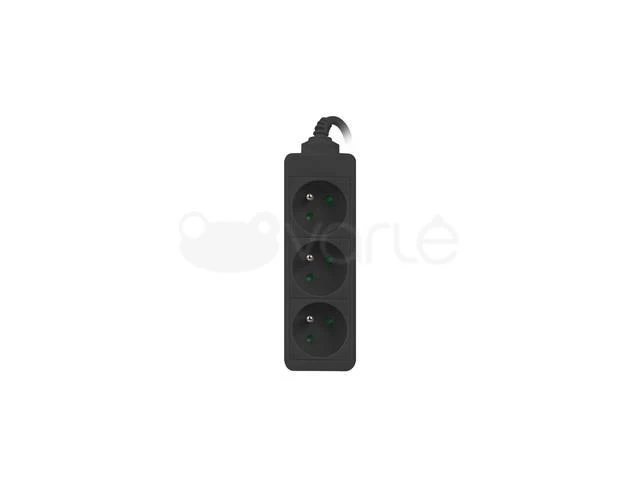 LANBERG PS0-03E-0150-BK 1.5M Juodas 3X 230V Lanter EXTENSION PL. CABLE FROM FULL COPPER